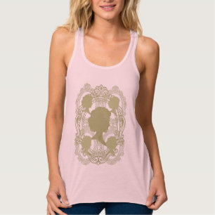 Cameo Gold Ladies Purple Racerback Tank Top