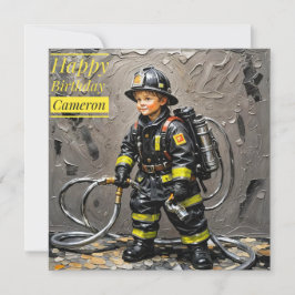CAMERON ~ Feliz cumpleaños ~ Fireman ~