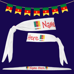 Camerún Bandera Camerunesa Roja Personalizada