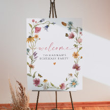 CAMILLA Boho Chica de Flor Silvestre Primer cumple