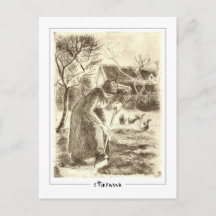 Camille Pissarro #553-2 - Tarjeta postal de arte f