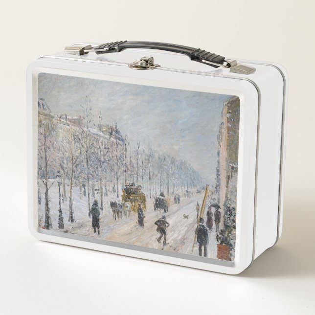 Camille Pissarro - Boulevares Exteriores, Efecto d (Anverso)