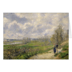 Camille Pissarro el La Sente du Chou, cerca de