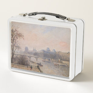 Camille Pissarro - El Sena y el Louvre