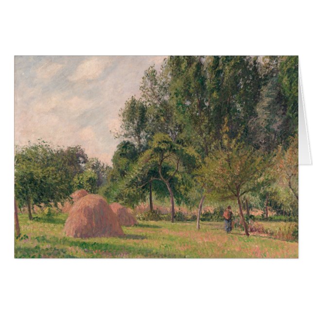 Camille Pissarro | Haystacks, Buenos días, Eragny (Anverso (Horizontal))
