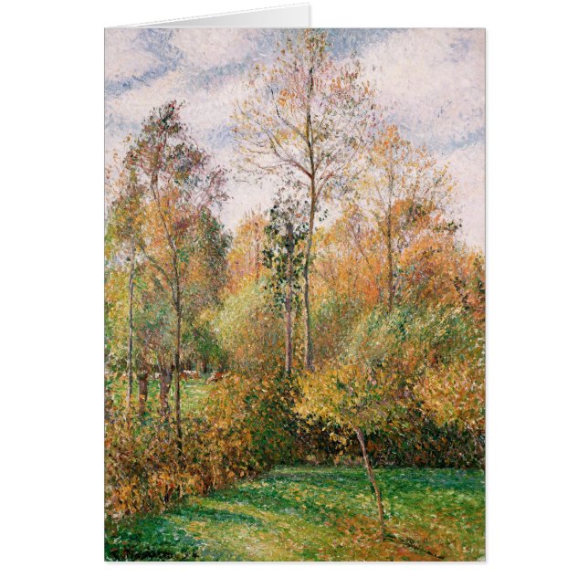Camille Pissarro - Otoño, Poplars, Eragny (Frente)