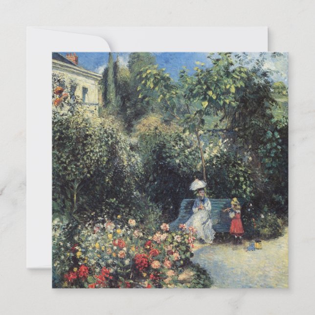 Camille Pissarro Pontoise Garden (Anverso)