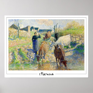 Camille Pissarro Zedign cartel de arte #287-2