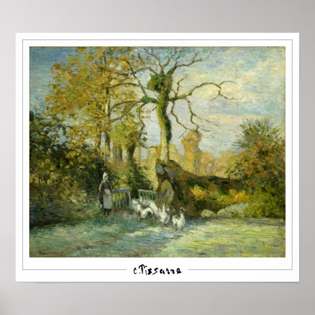 Camille Pissarro Zedign Poster de arte #10 (Frente)