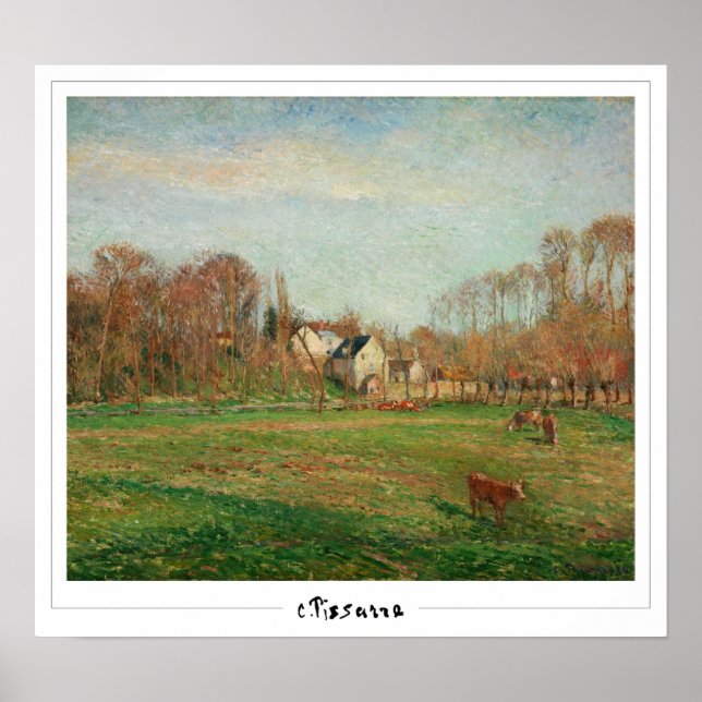 Camille Pissarro Zedign Poster de Arte #12-2 (Frente)