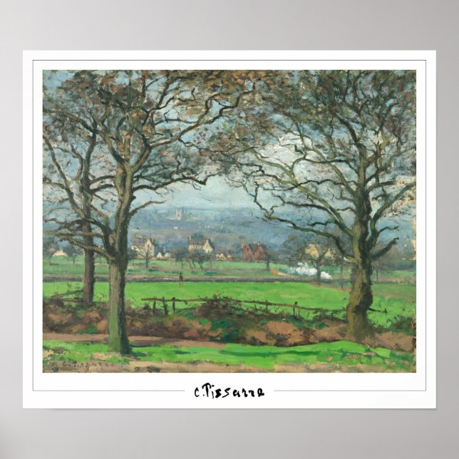 Camille Pissarro Zedign Poster de Arte #13 (Frente)