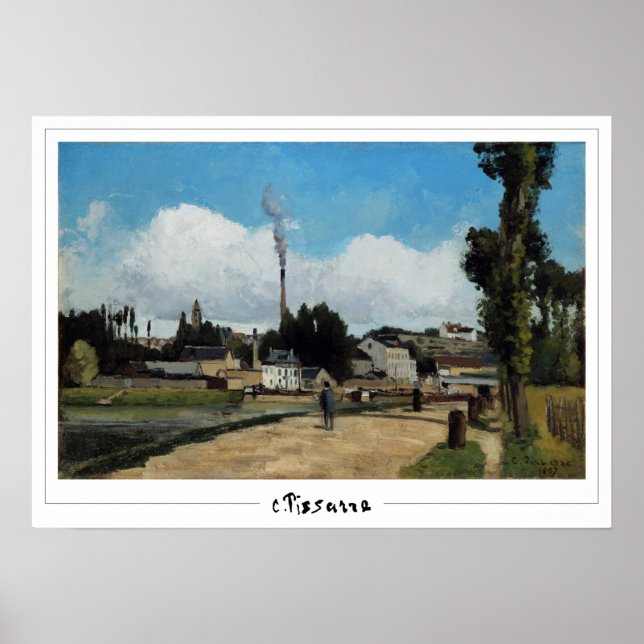 Camille Pissarro Zedign Poster de arte #13-2 (Frente)