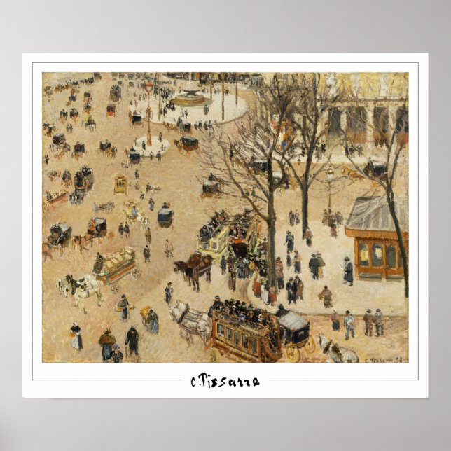 Camille Pissarro Zedign Poster de Arte #15-2 (Frente)