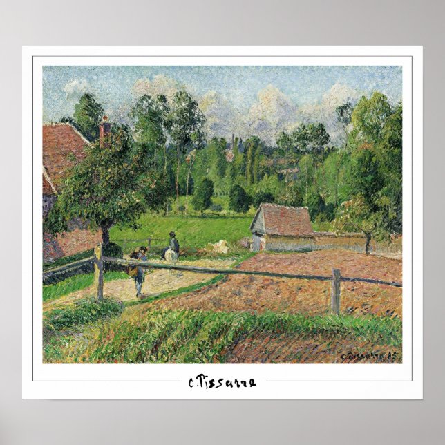 Camille Pissarro Zedign Poster de Arte #196 (Frente)