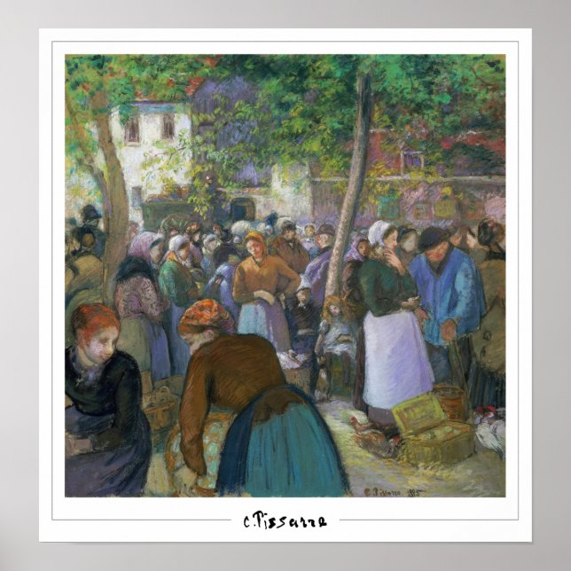 Camille Pissarro Zedign Poster de Arte #2 (Frente)