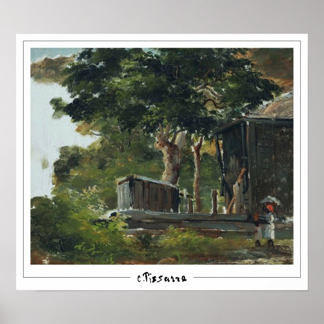 Camille Pissarro Zedign Poster de Arte #204 (Frente)