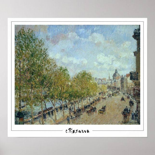 Camille Pissarro Zedign Poster de Arte #216-2 (Frente)