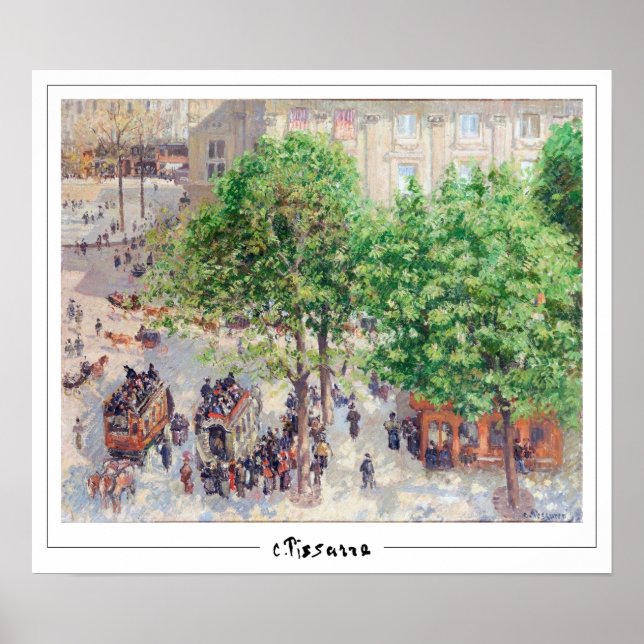 Camille Pissarro Zedign Poster de Arte #240-2 (Frente)