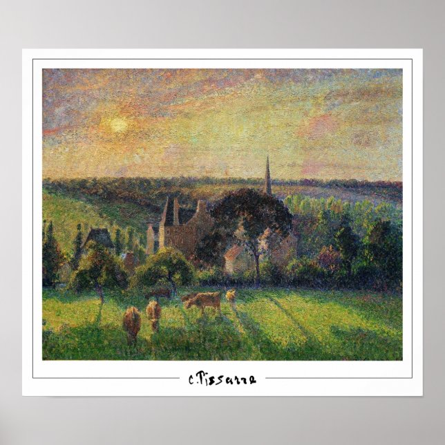 Camille Pissarro Zedign Poster de Arte #245-2 (Frente)