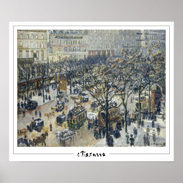 Camille Pissarro Zedign Poster de Arte #256 (Frente)
