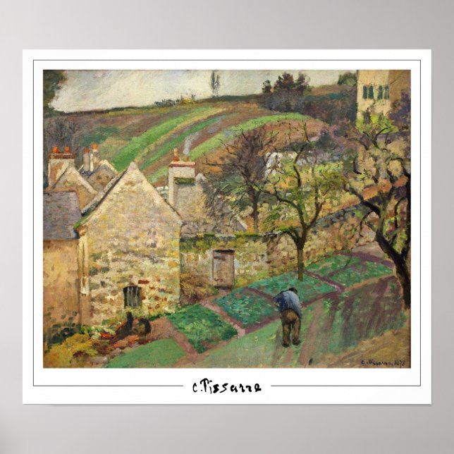 Camille Pissarro Zedign Poster de Arte #25-2 (Frente)