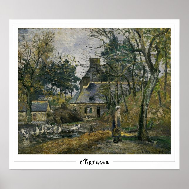 Camille Pissarro Zedign Poster de Arte #321 (Frente)