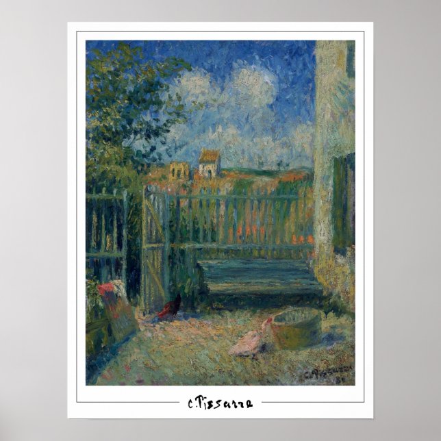 Camille Pissarro Zedign Poster de Arte #355-2 (Frente)