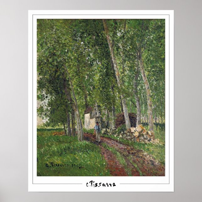 Camille Pissarro Zedign Poster de Arte #384 (Frente)