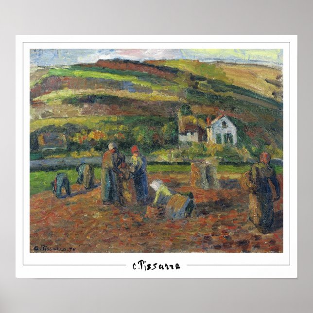 Camille Pissarro Zedign Poster de Arte #394 (Frente)