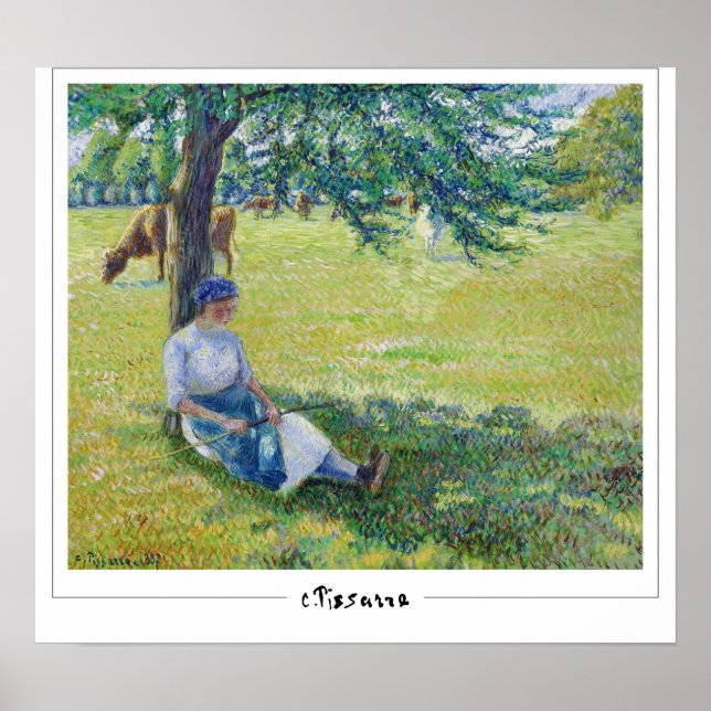 Camille Pissarro Zedign Poster de Arte #450-2 (Frente)