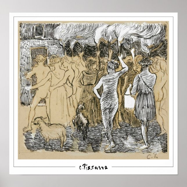 Camille Pissarro Zedign Poster de Arte #73 (Frente)