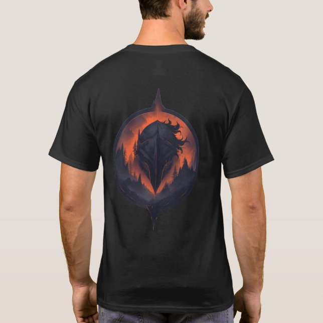 Camina a través del fuego – Camiseta 24 Hard Lines (Reverso)