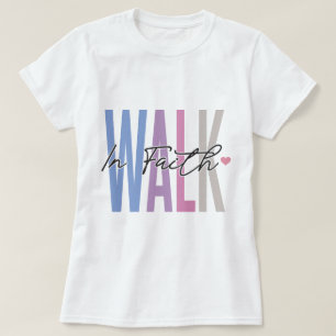 Camina hacia el diseño de camisetas Inspiradoras d
