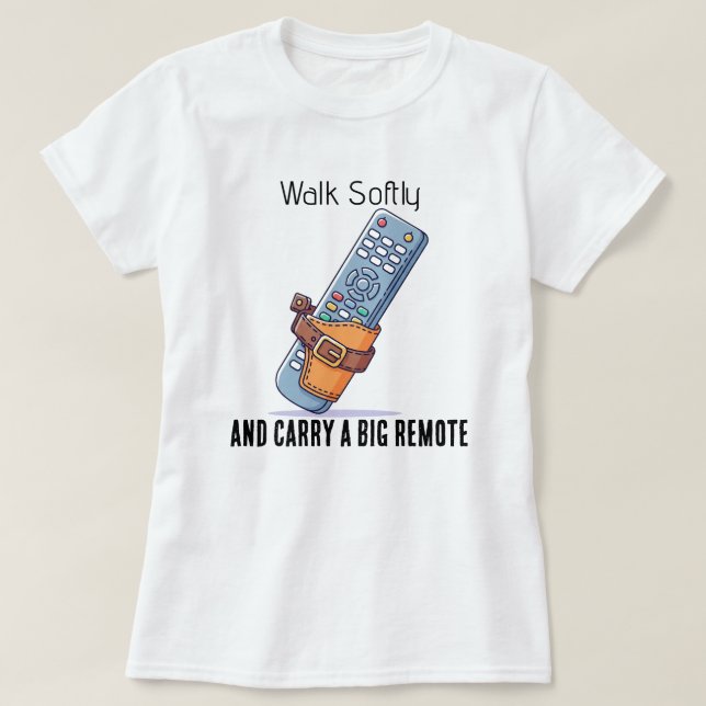 Camina suavemente y lleva una camiseta de control  (Diseño del anverso)