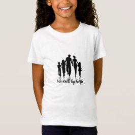 caminamos por fe camiseta familiar