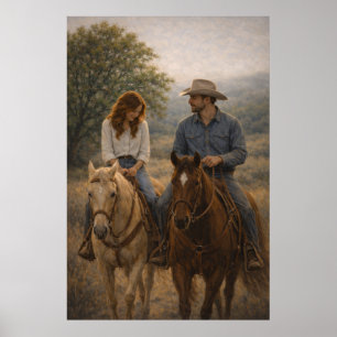 Caminando al unísono   Arte de caballos occidental
