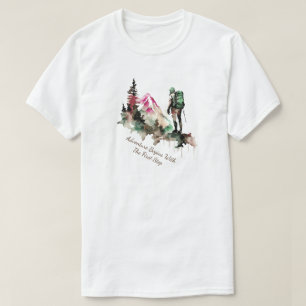 Caminando en camiseta