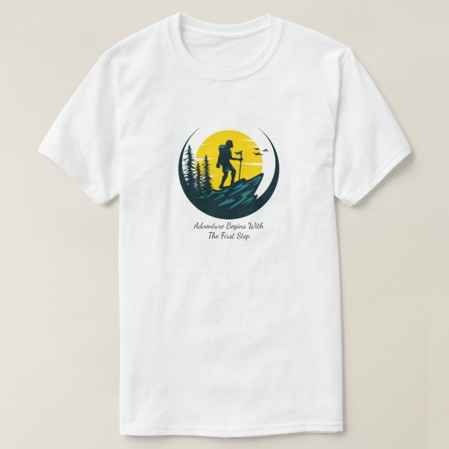 Caminando en camiseta (Diseño del anverso)