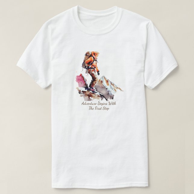 Caminando en camiseta (Diseño del anverso)