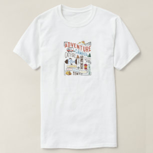 Caminando en camiseta