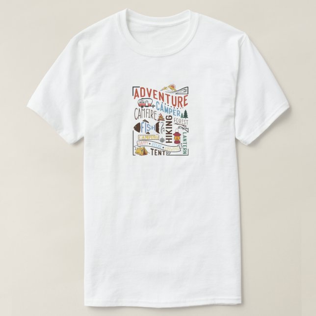 Caminando en camiseta (Diseño del anverso)