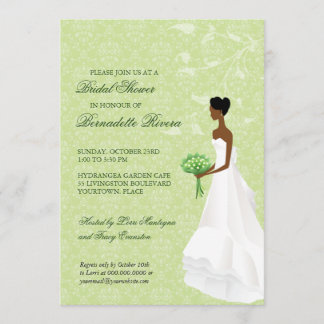 Caminando la invitación nupcial de la ducha del