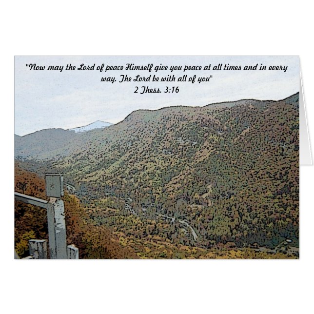 Caminando por las montañas 2 Éstas 3:16 (Anverso (Horizontal))