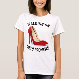 CAMINANDO POR LAS PROMESAS DE DIOS, camisetas de t