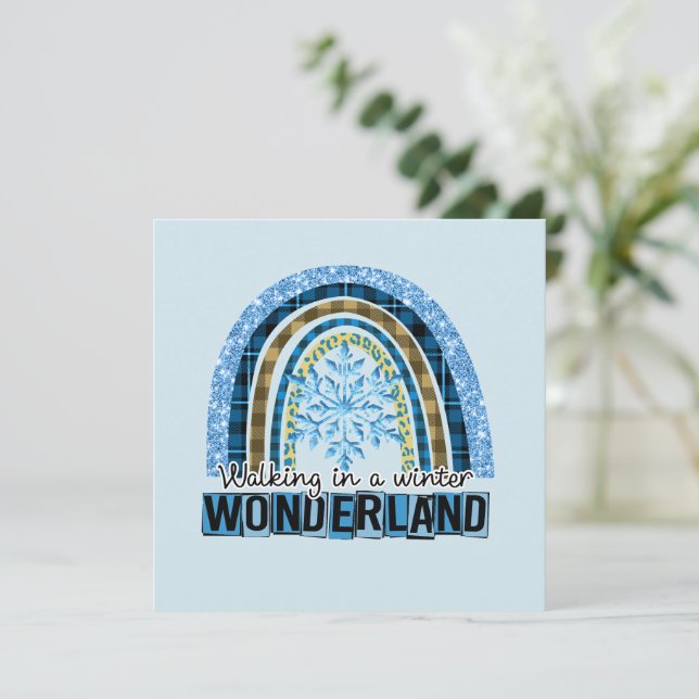 Caminando por una tierra de maravillas de invierno (Anverso de pie)