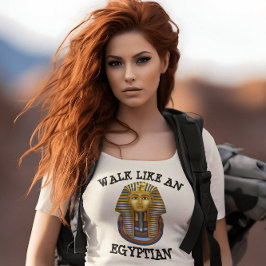 CAMINAR COMO UNA CAMISETA DE TREN EGIPCIA DE LOS A
