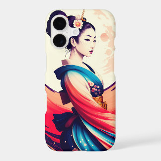 Caminar Por La Geisha Japonesa A La Luz De La Luna