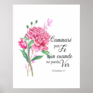 Caminare por fe Póster