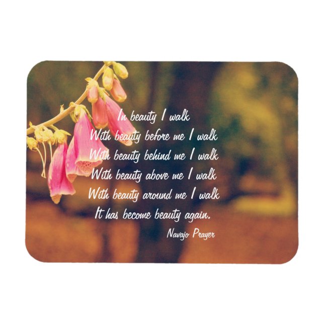 Caminata del Orador Navajo en el imán de belleza (Horizontal)