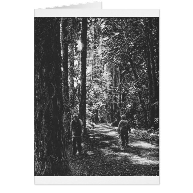 Caminata matutina al amanecer (Frente)